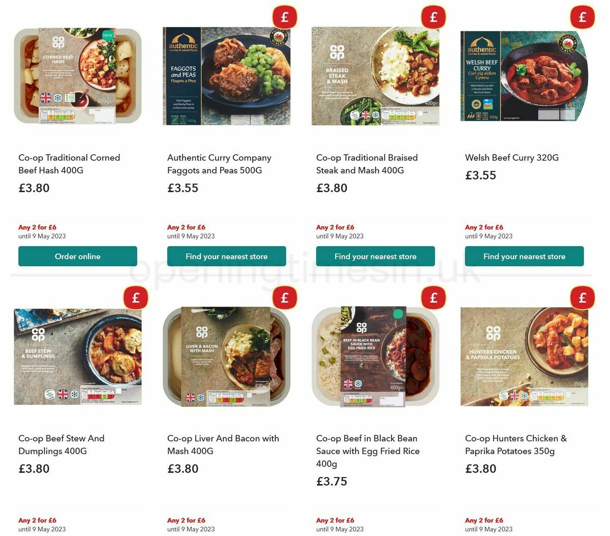 Co-op Food Offers from 19 April