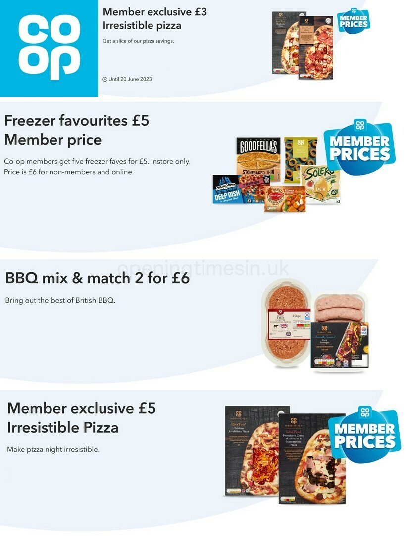 Co-op Food Offers from 31 May