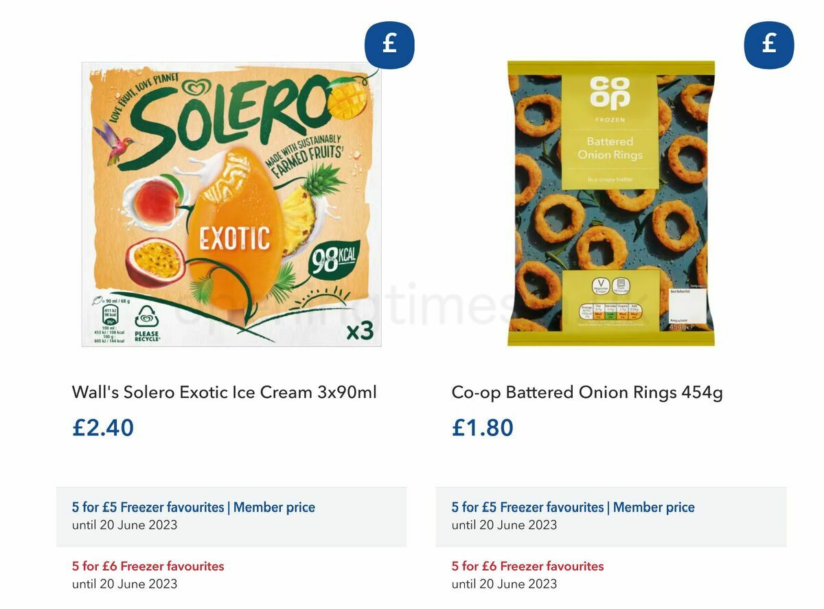 Co-op Food Offers from 31 May