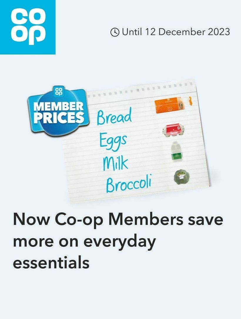 Co-op Food Everyday Esentials Offers from 5 August