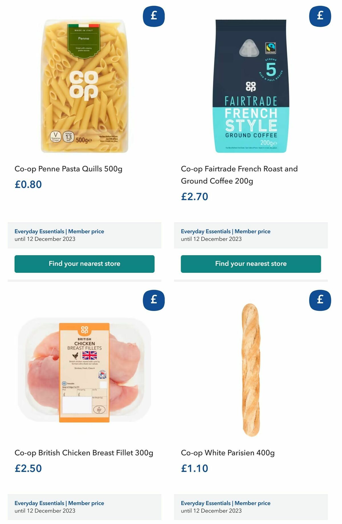 Co-op Food Offers from 19 September