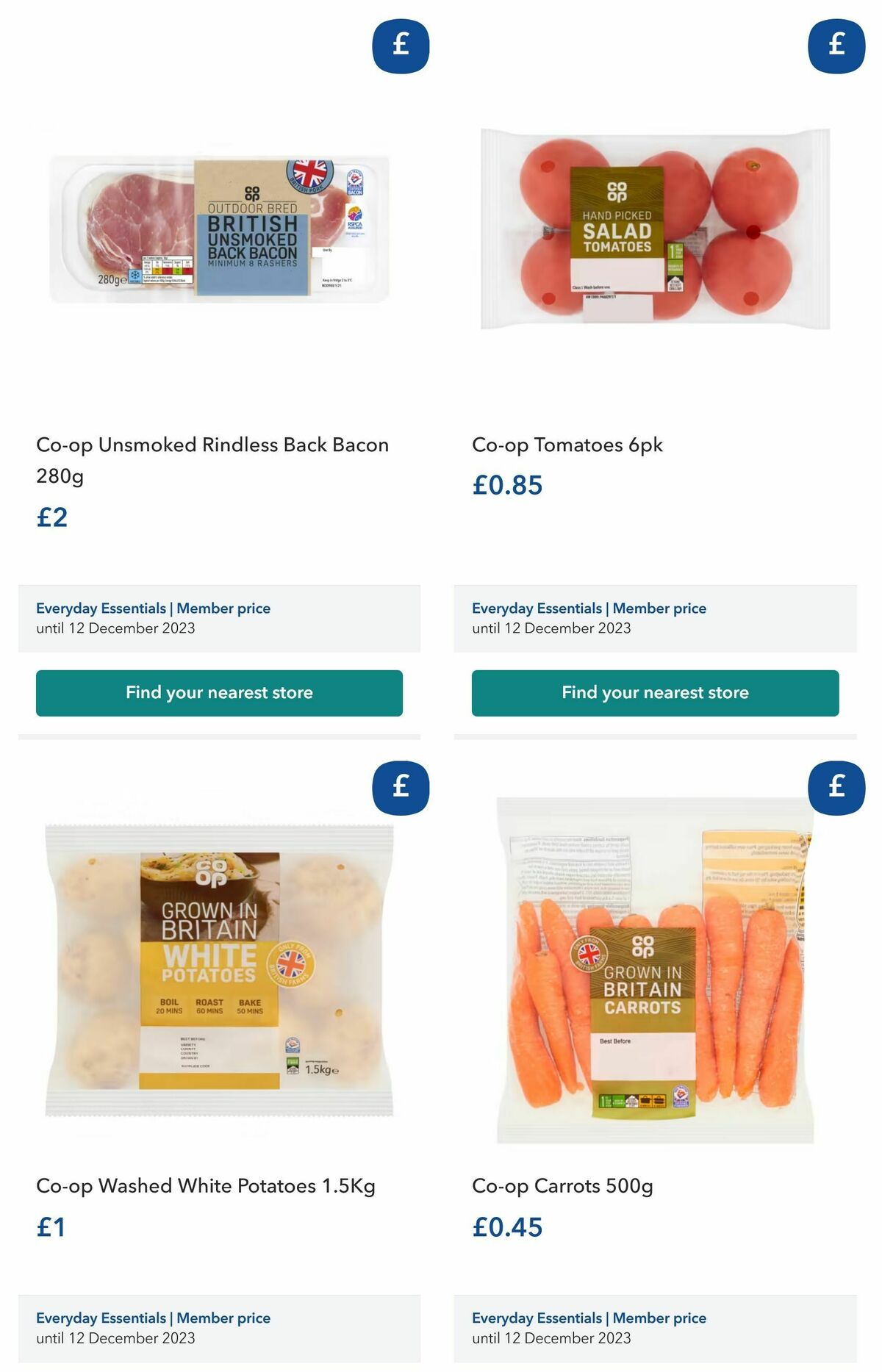 Co-op Food Offers from 19 September