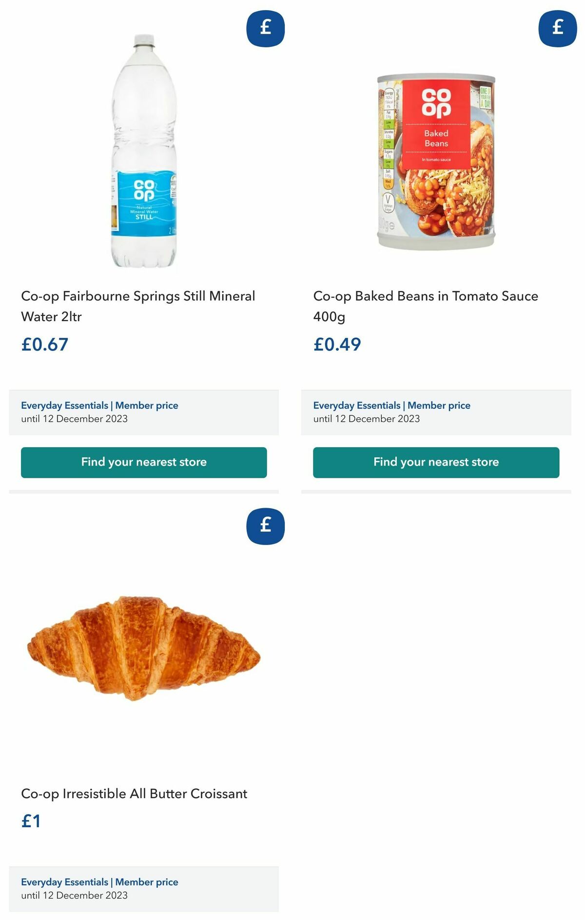 Co-op Food Offers from 19 September