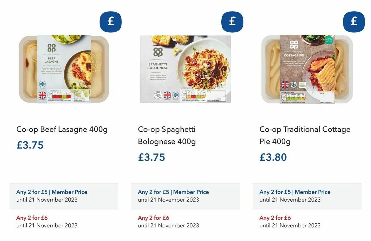 Co-op Food Offers from 11 October