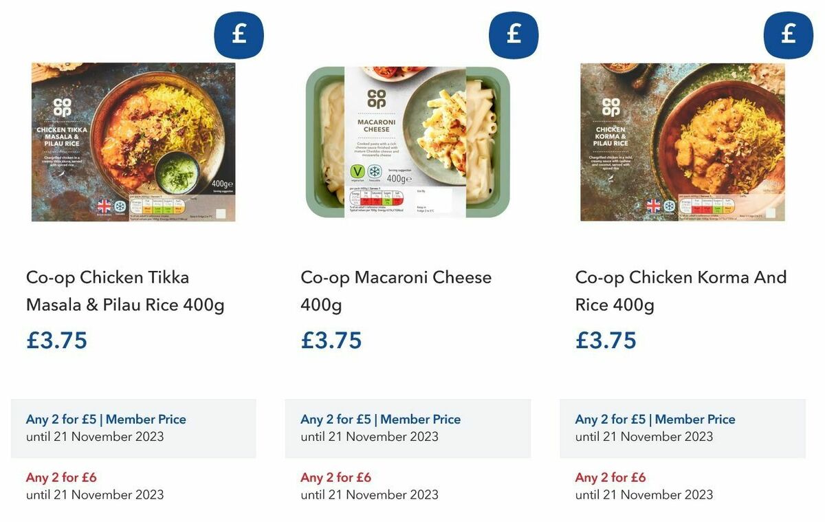 Co-op Food Offers from 11 October