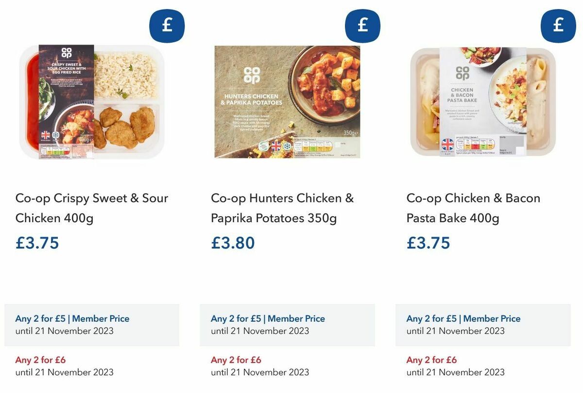Co-op Food Offers from 11 October
