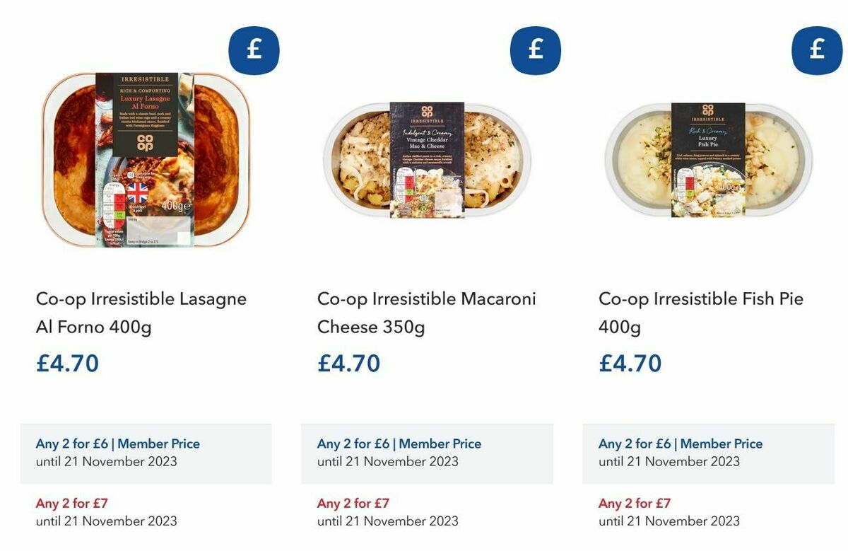 Co-op Food Offers from 11 October