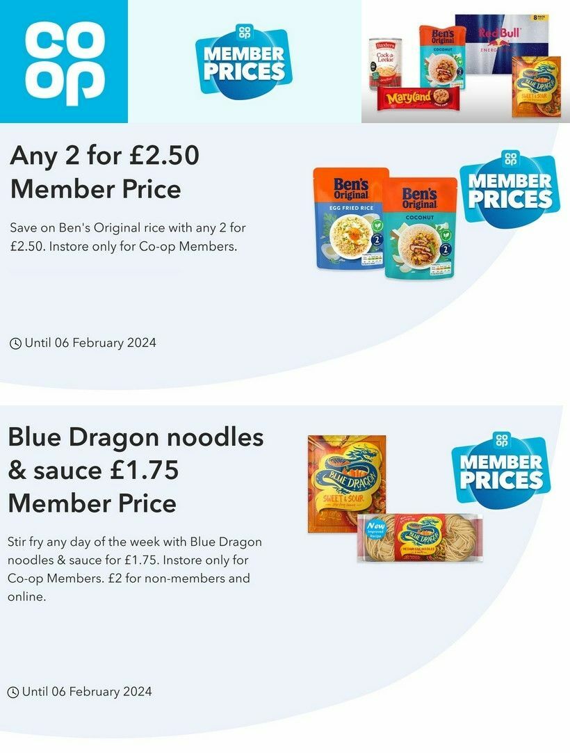 Co-op Food Offers from 22 January