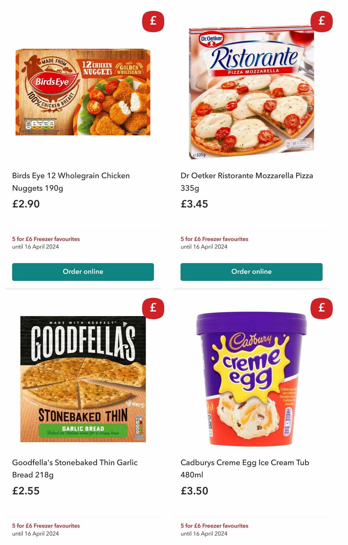 Co-op Food Offers from 27 March