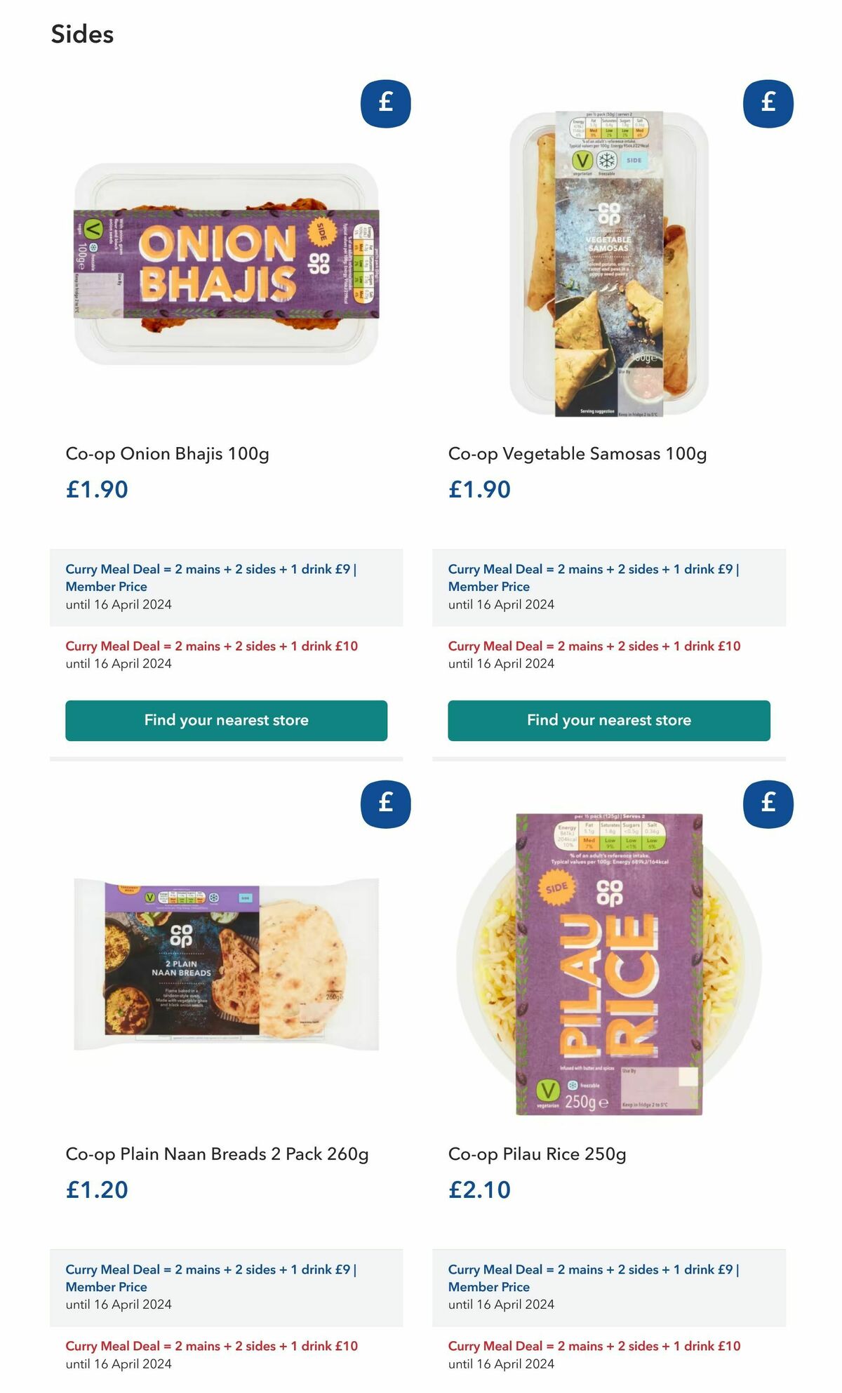 Co-op Food Offers from 27 March