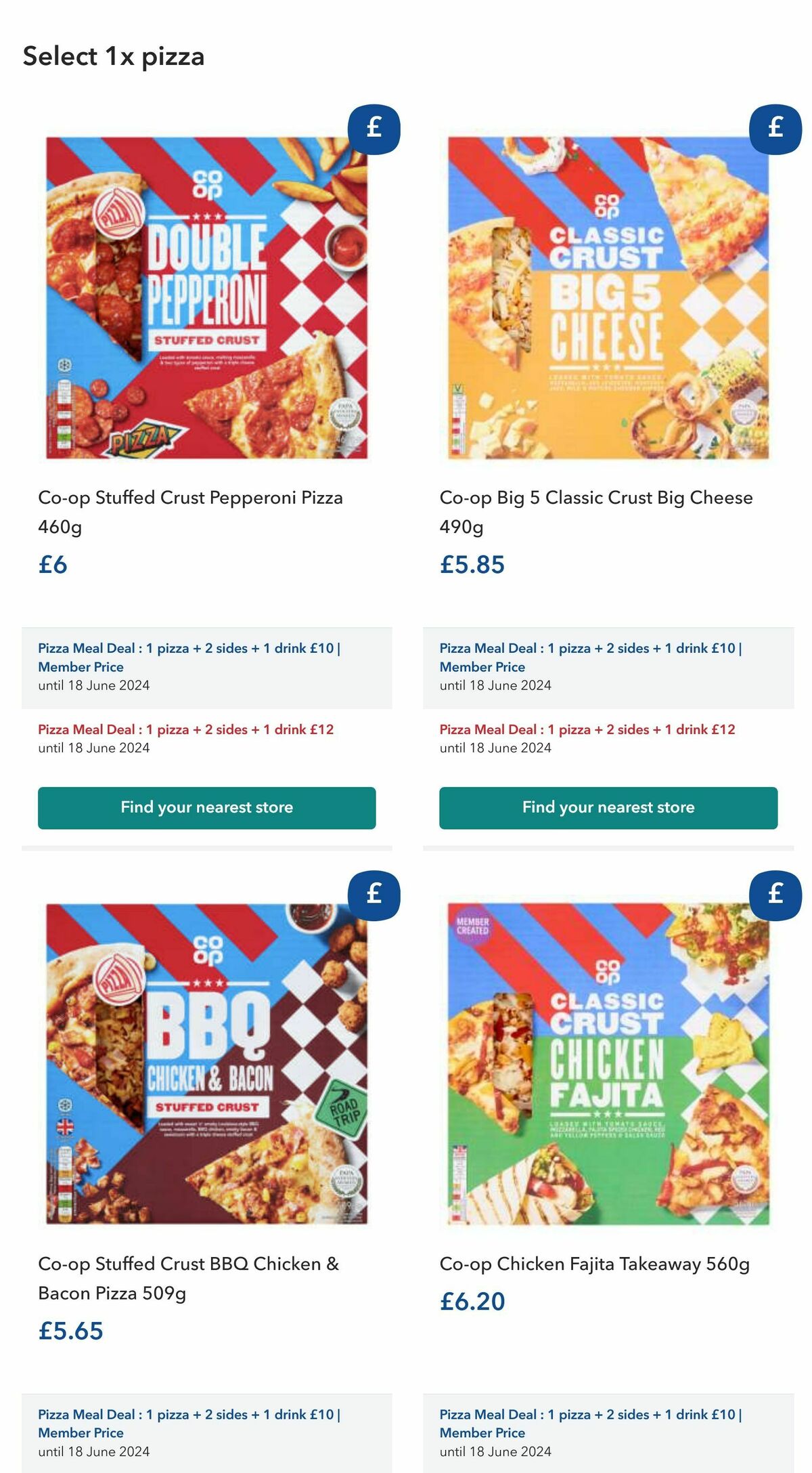 Co-op Food Offers from 27 May