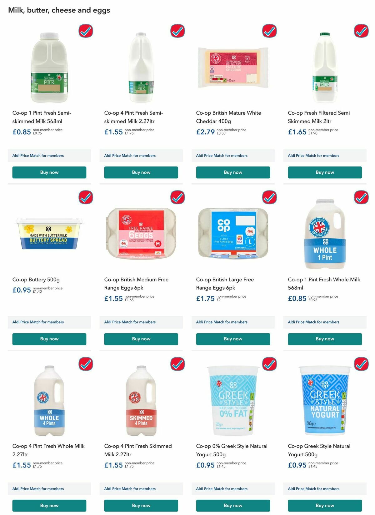 Co-op Food Offers from 1 May