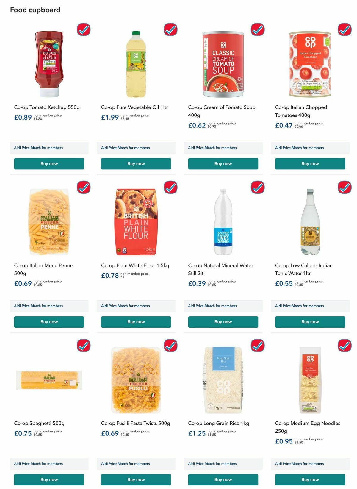 Co-op Food Offers from 1 May