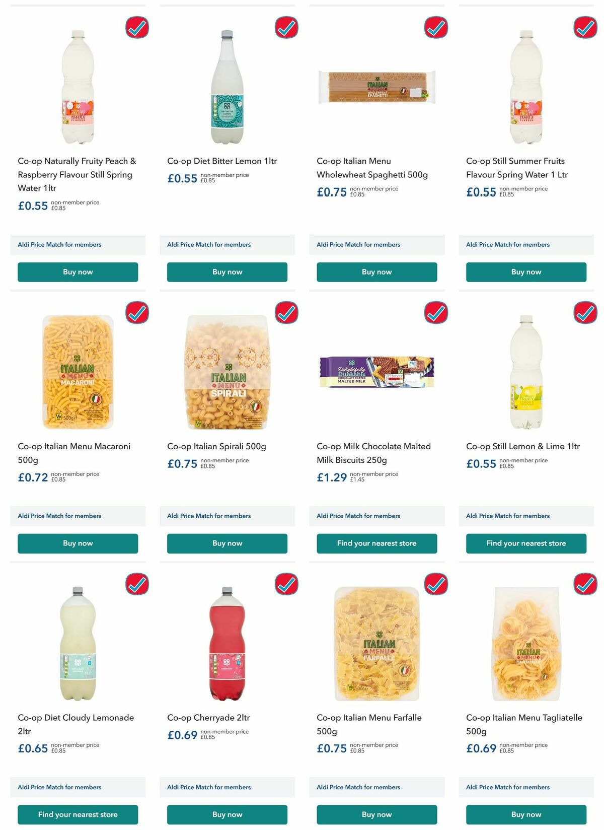 Co-op Food Offers from 1 May