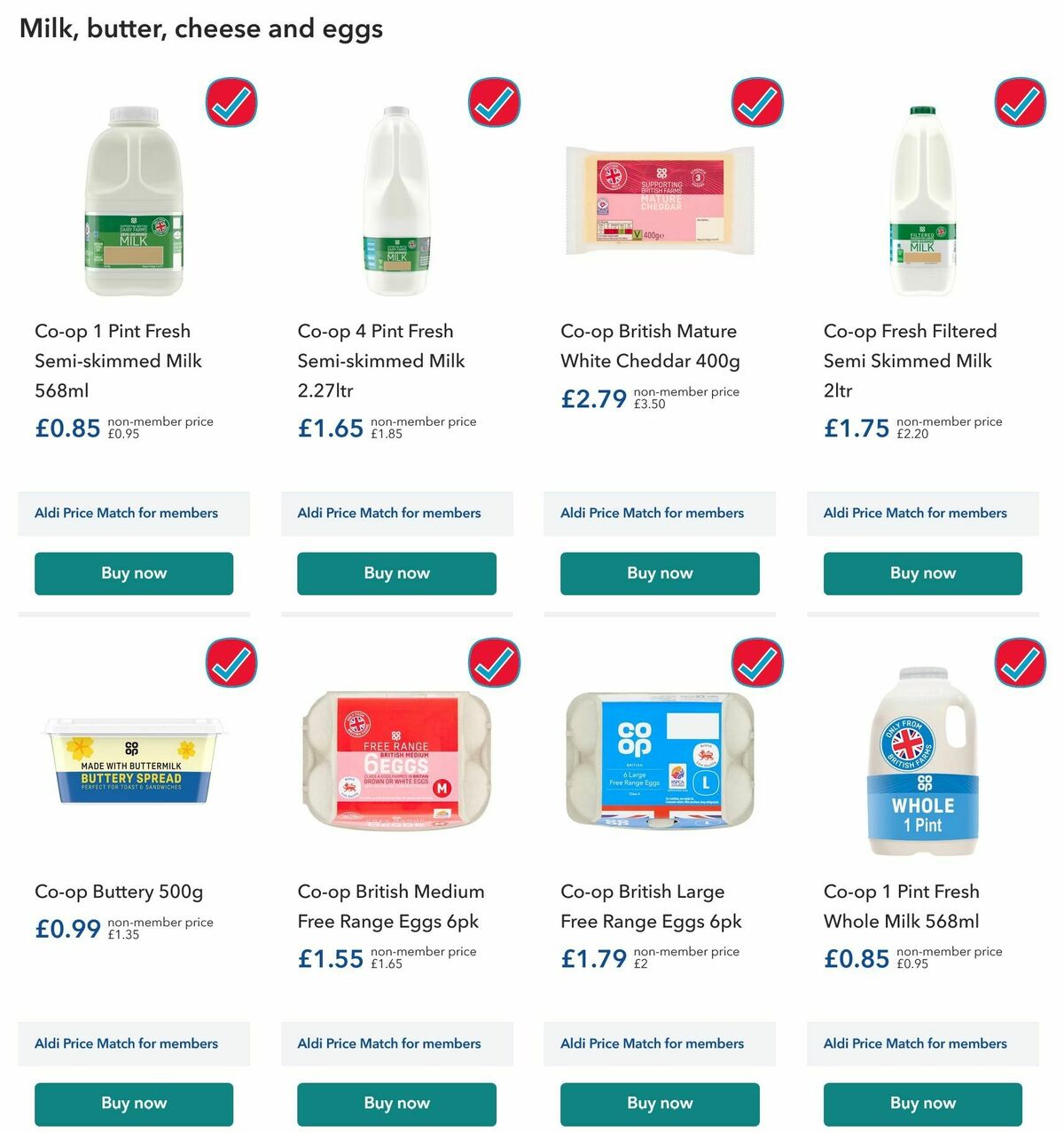 Co-op Food Offers from 28 July