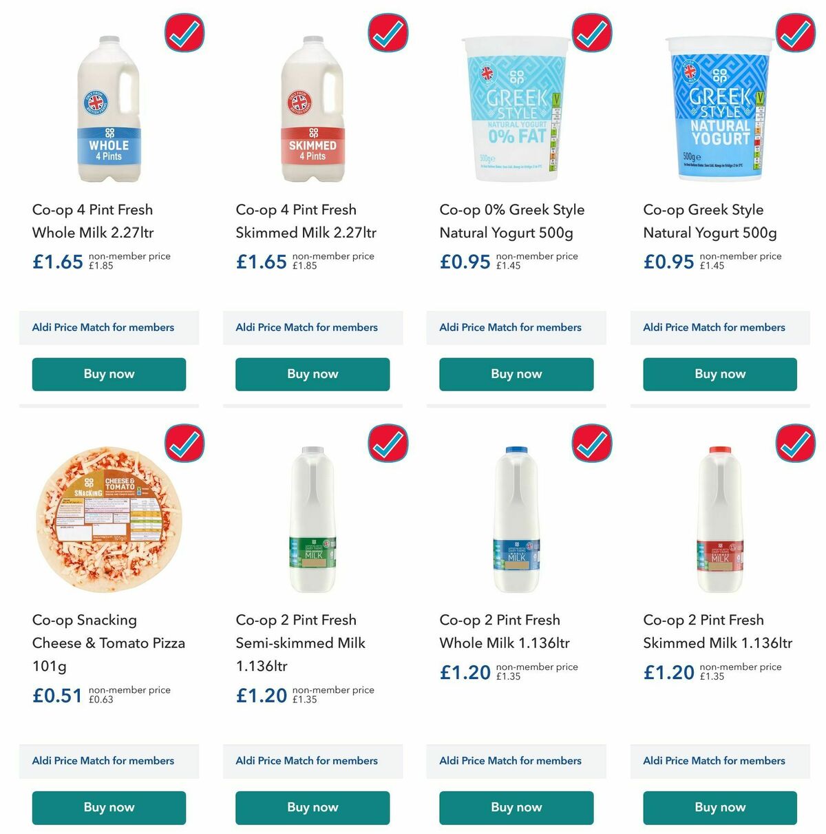 Co-op Food Offers from 28 July