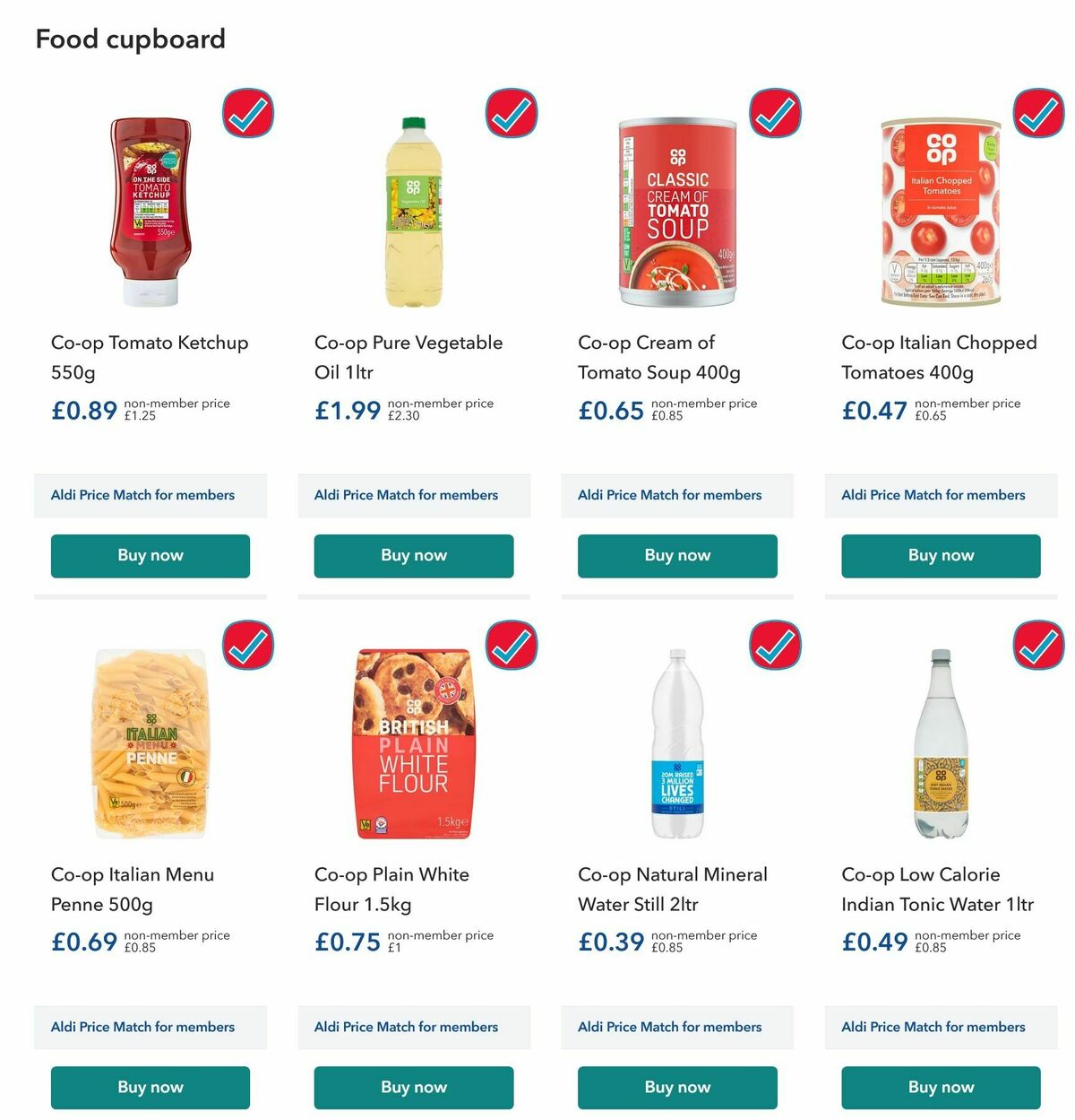 Co-op Food Offers from 28 July