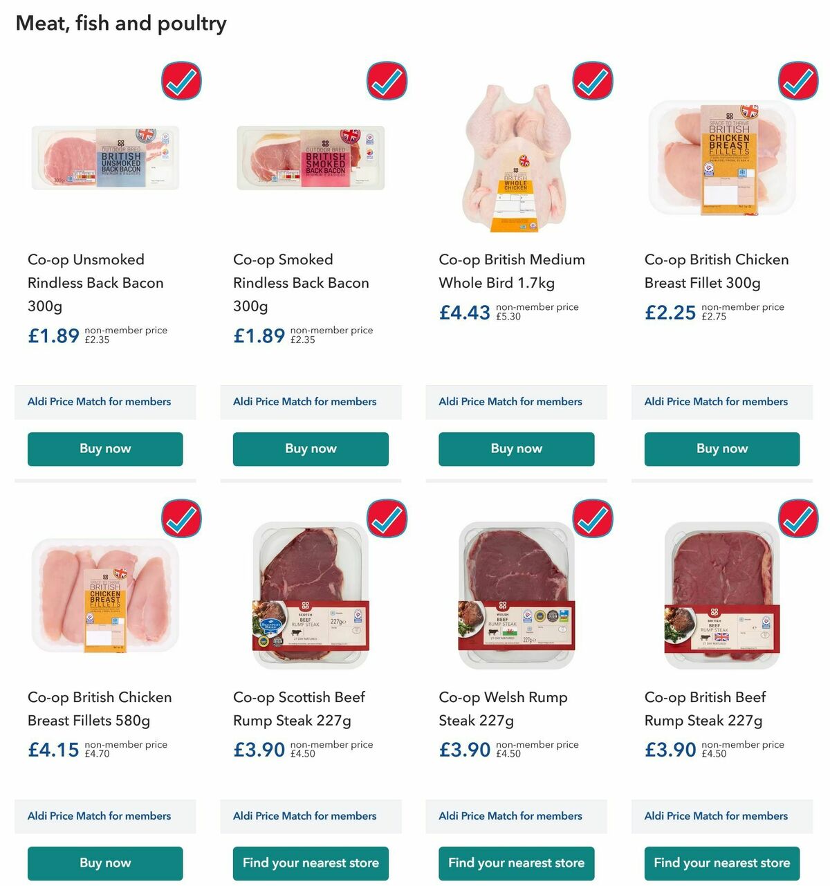 Co-op Food Offers from 28 July