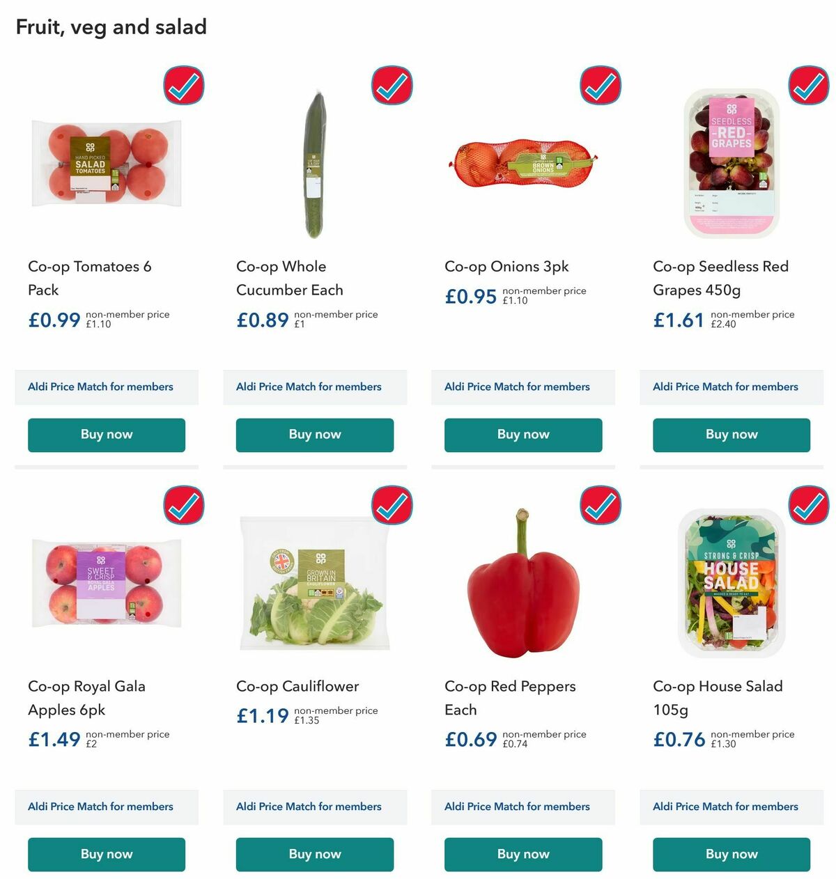 Co-op Food Offers from 28 July