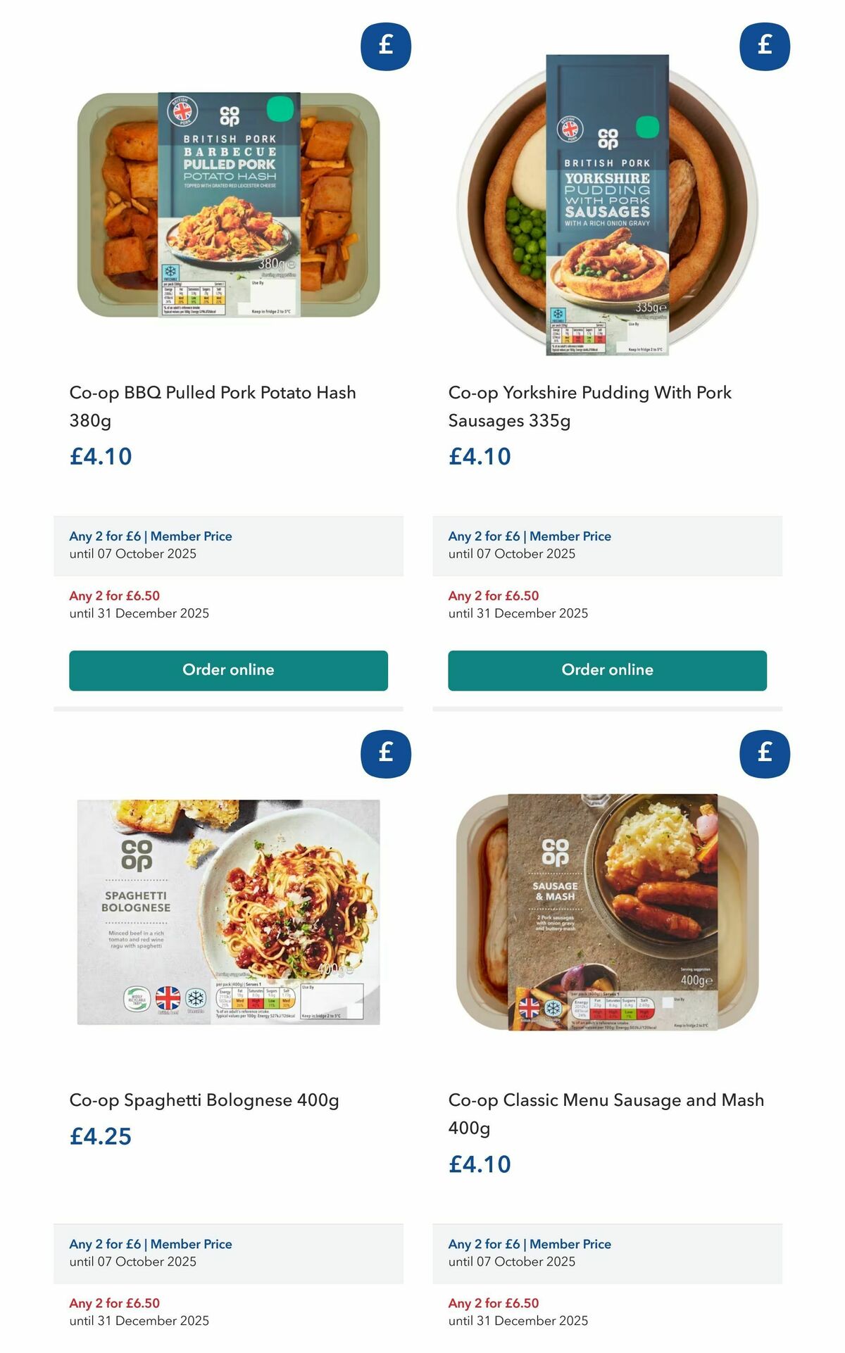 Co-op Food Offers from 24 September