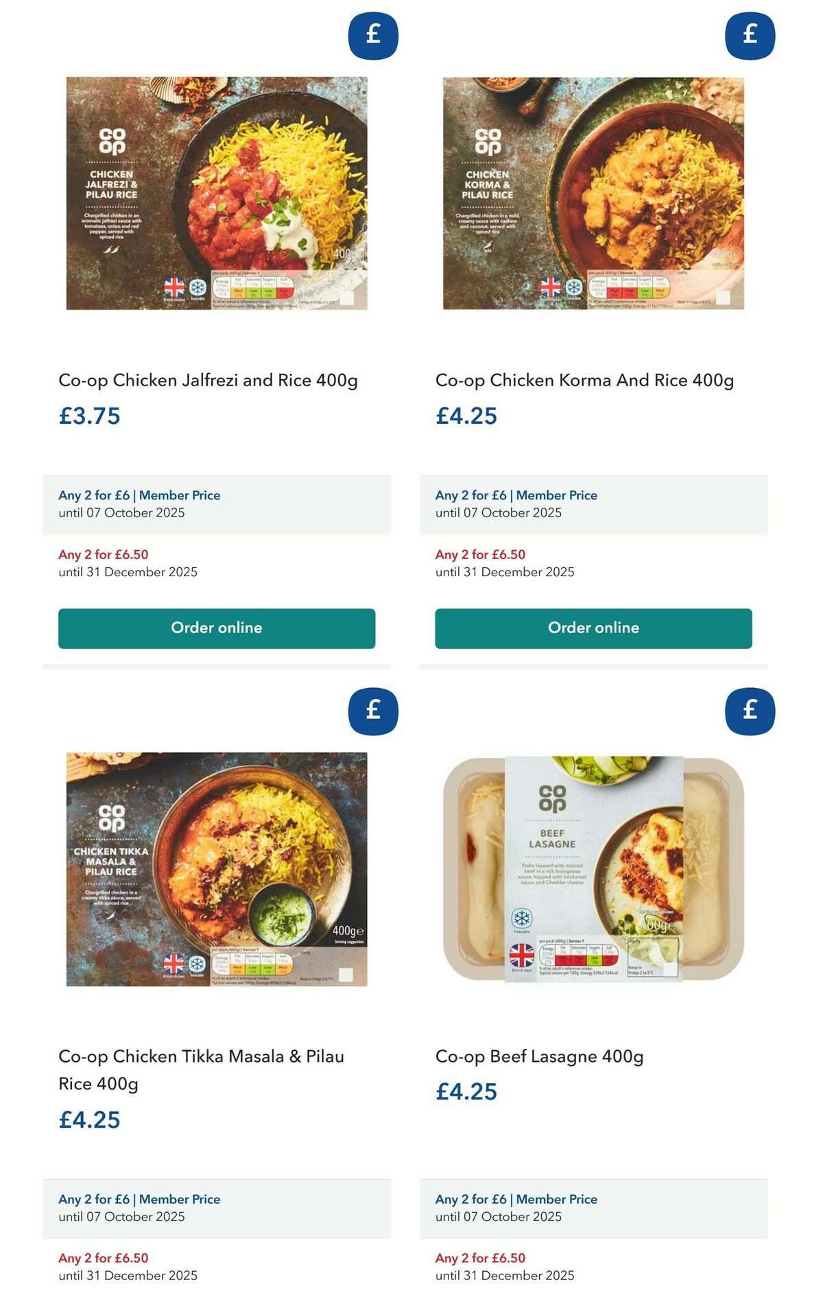 Co-op Food Offers from 24 September
