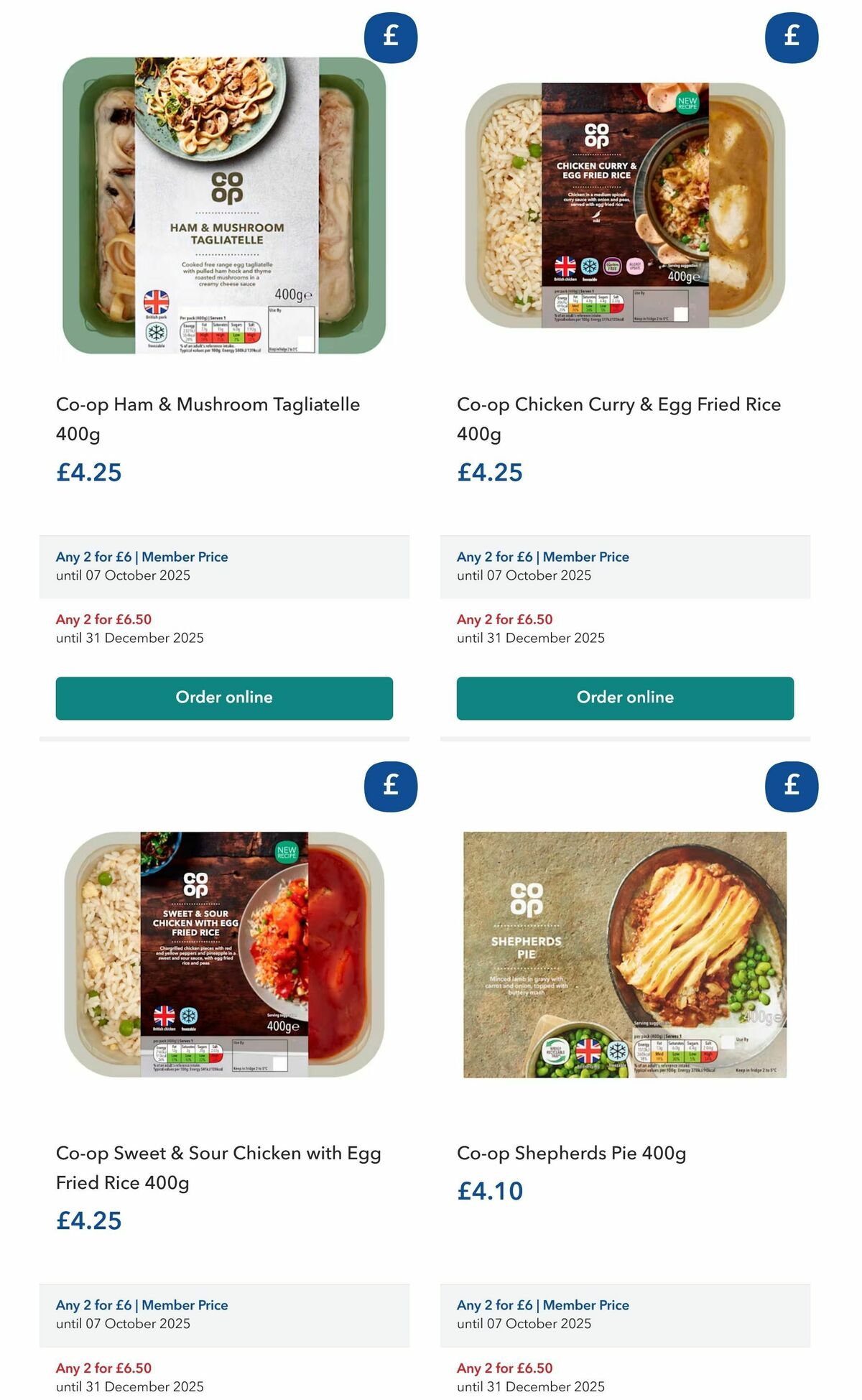 Co-op Food Offers from 24 September