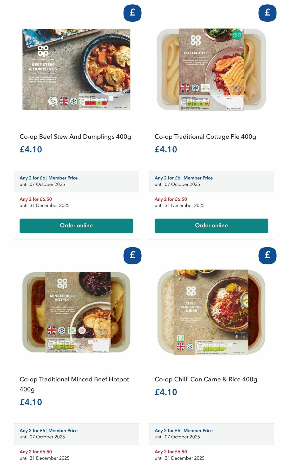 Co-op Food Offers from 24 September