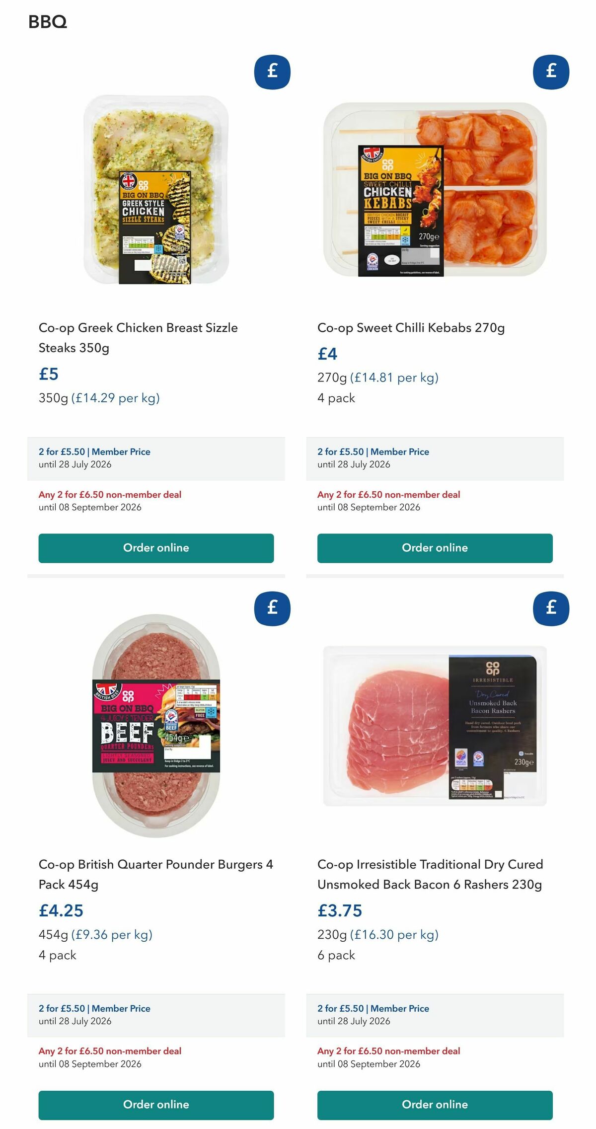 Co-op Food Offers from 1 July