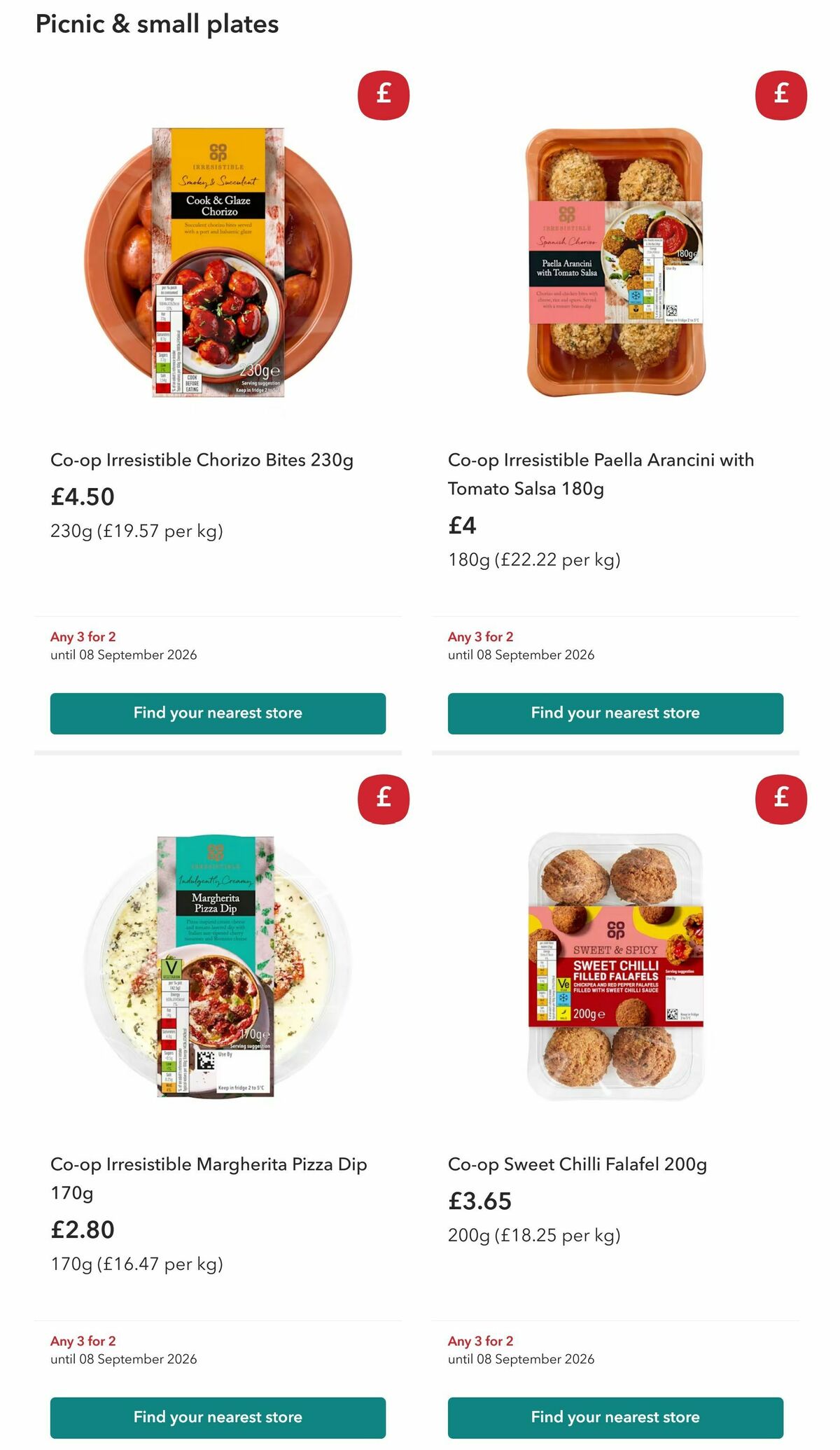 Co-op Food Offers from 1 July