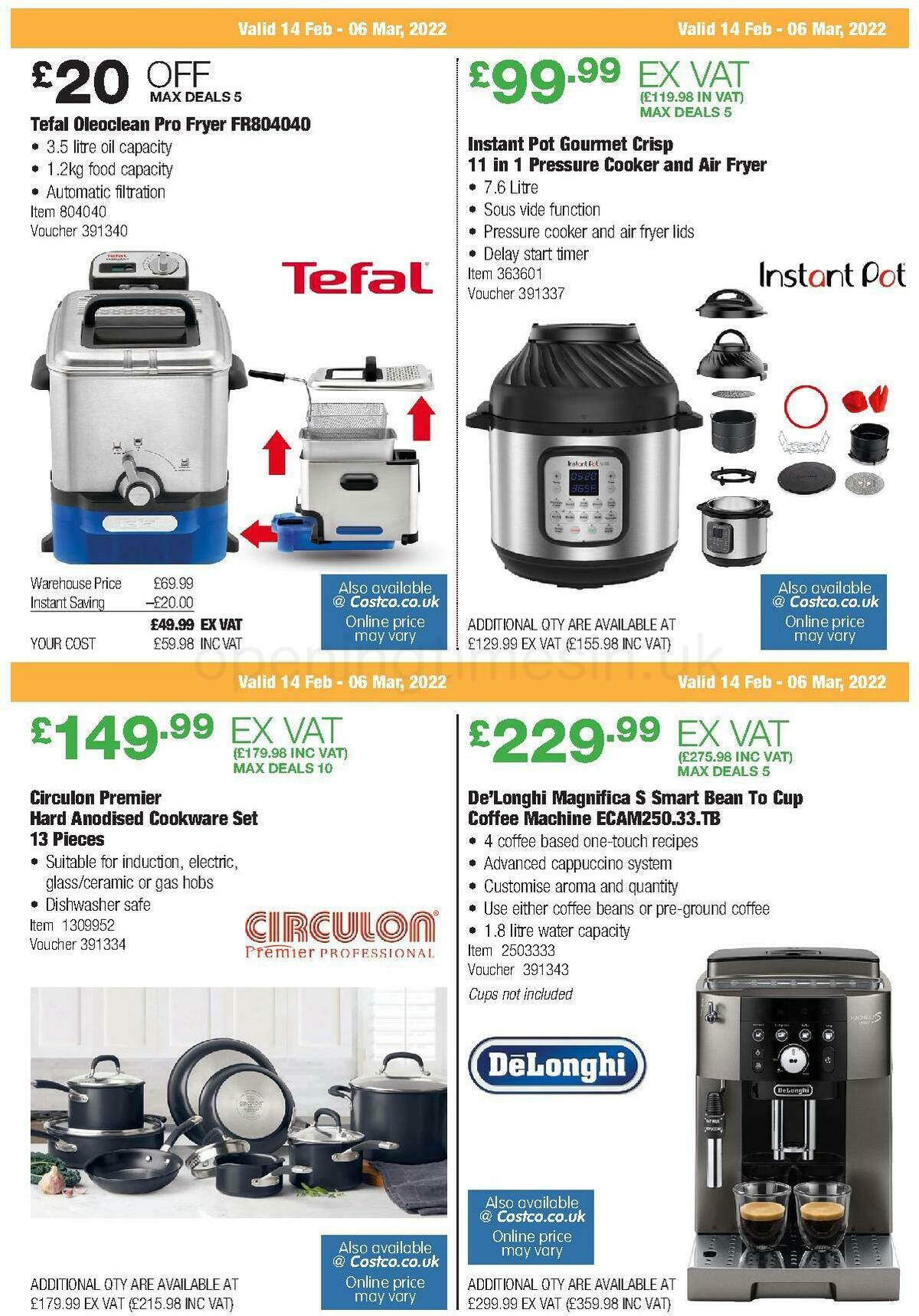 Costco Scotland & Wales Offers from 14 February