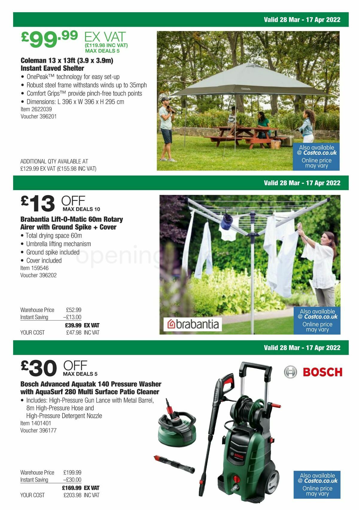 Costco Offers from 28 March