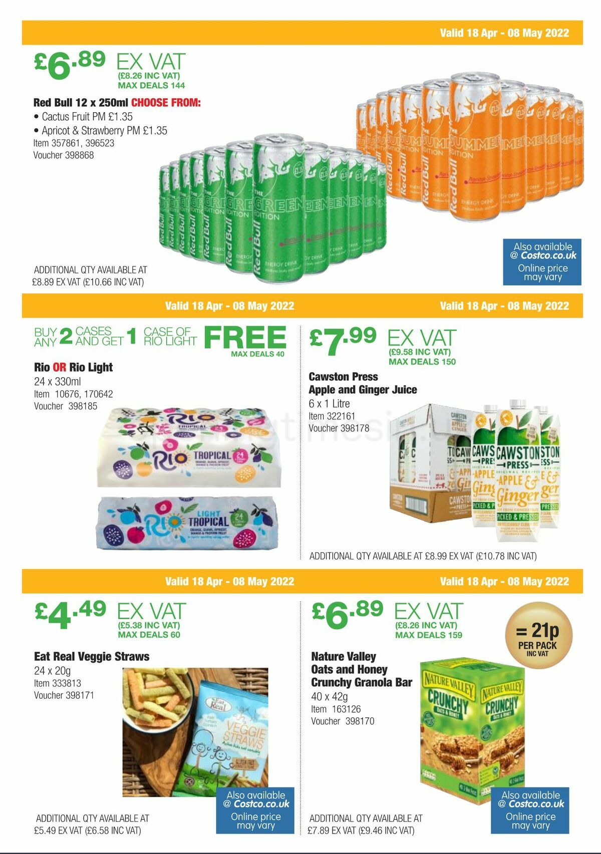 Costco Offers from 18 April