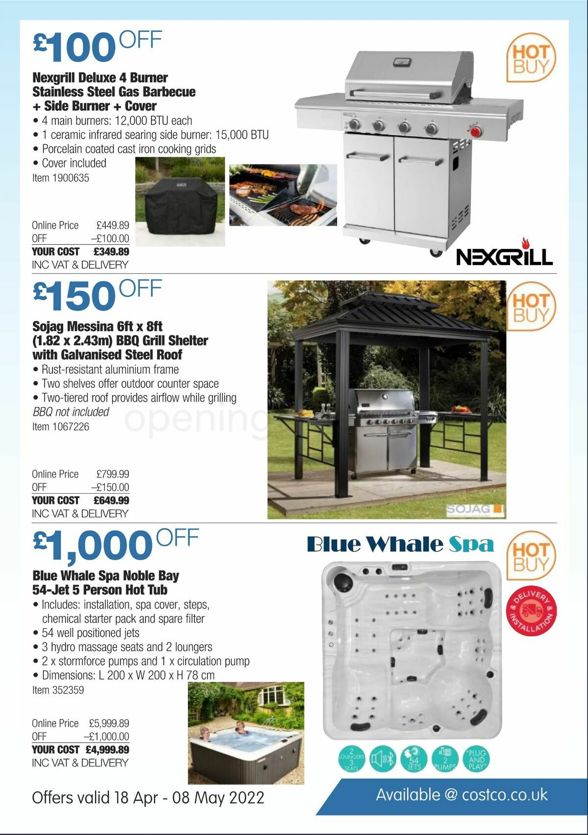 Costco Offers from 18 April