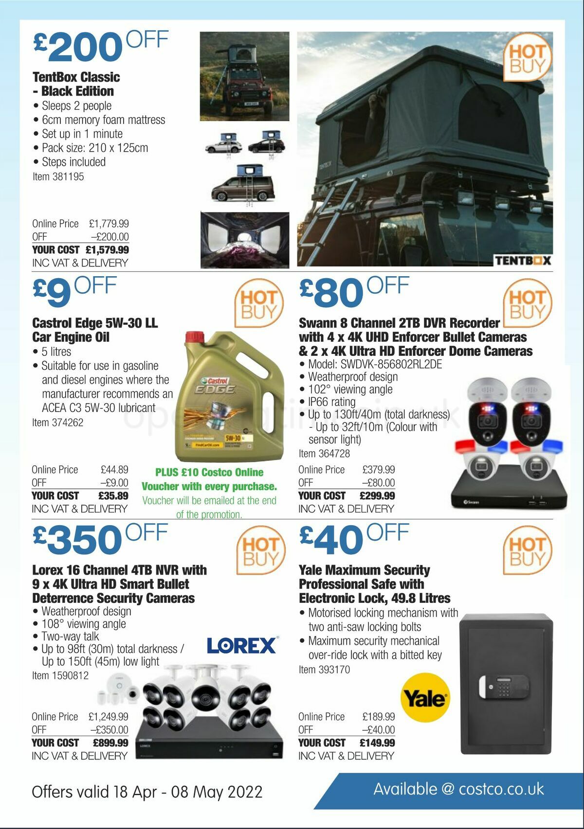 Costco Offers from 18 April