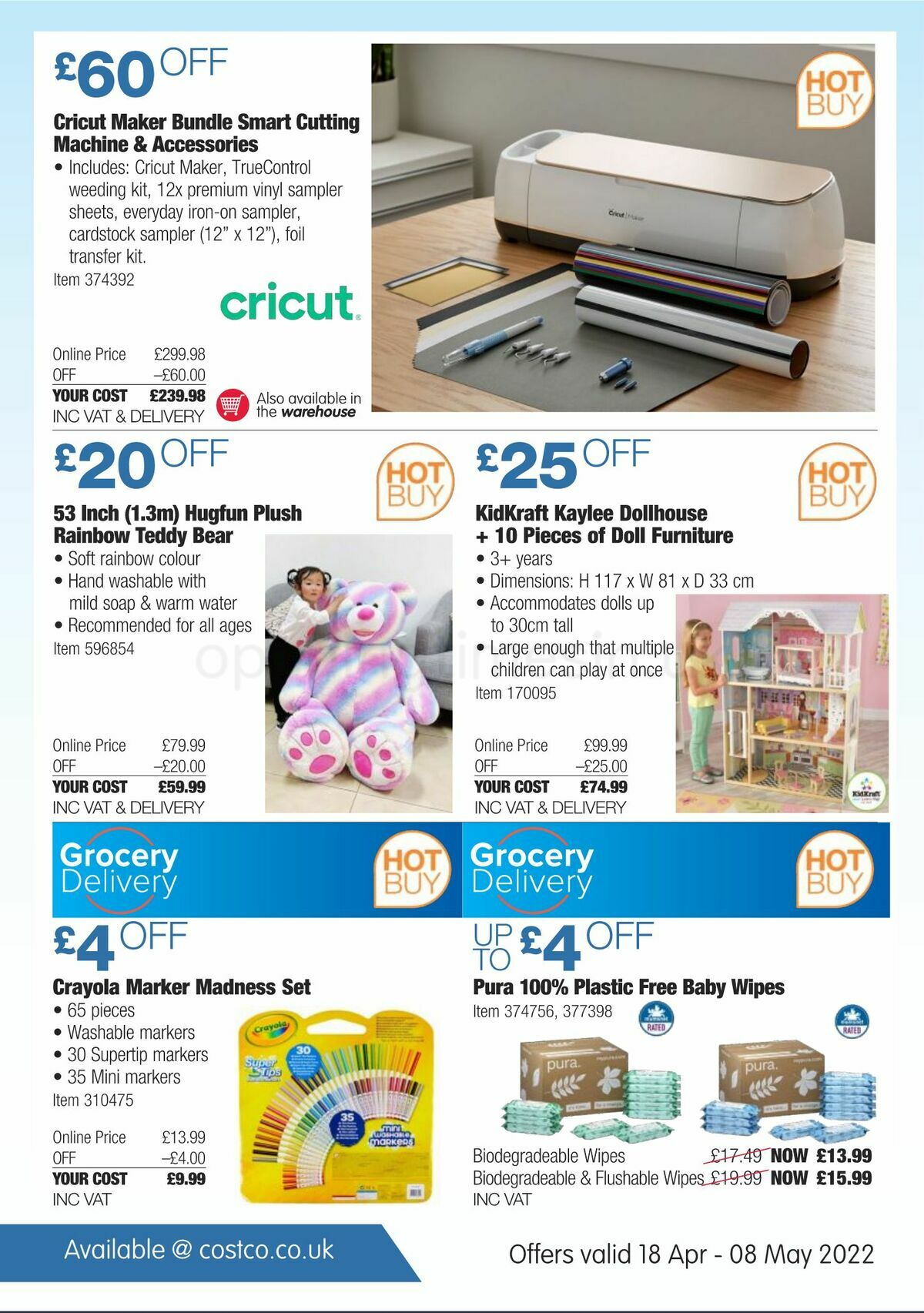 Costco Offers from 18 April