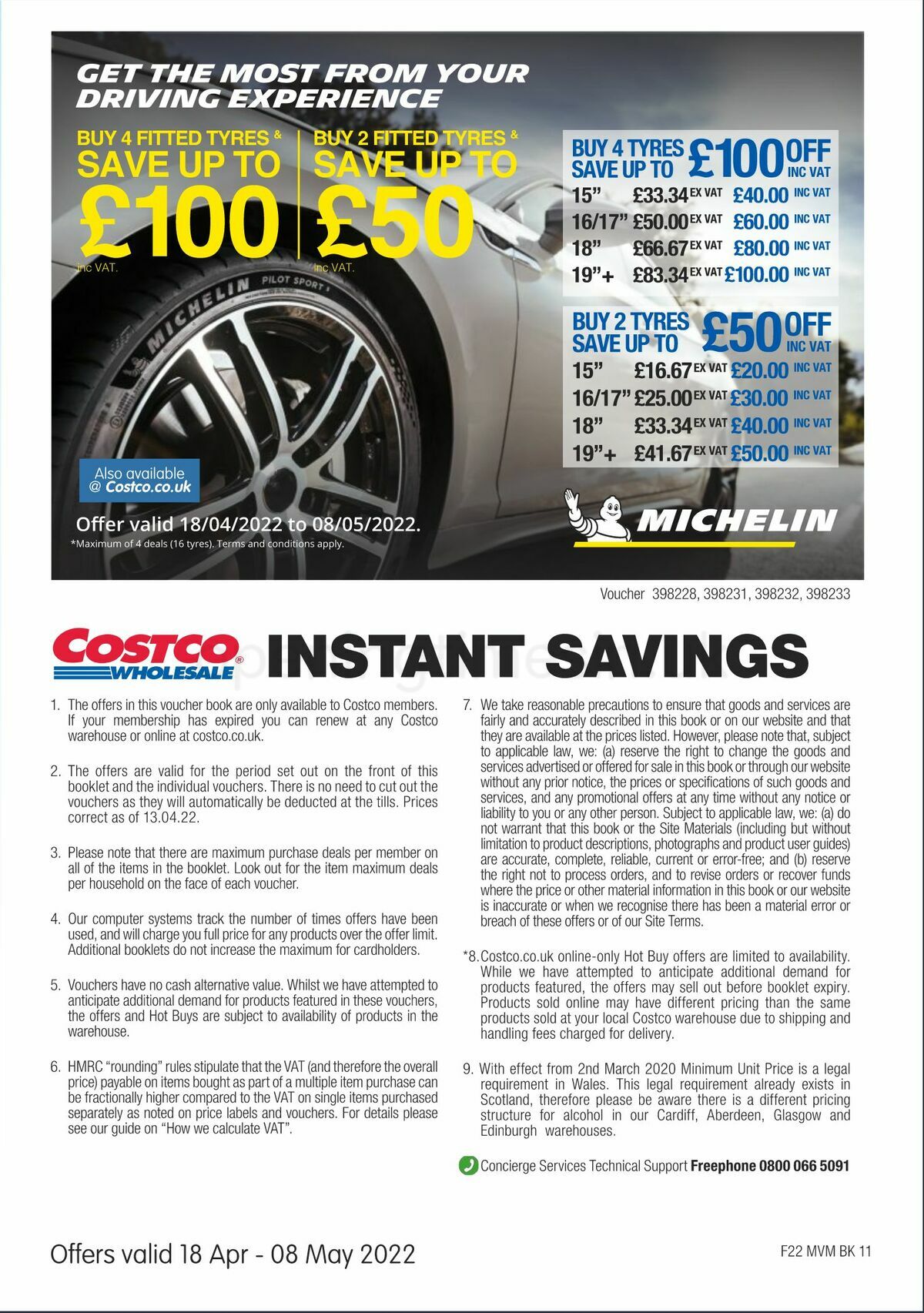 Costco Offers from 18 April