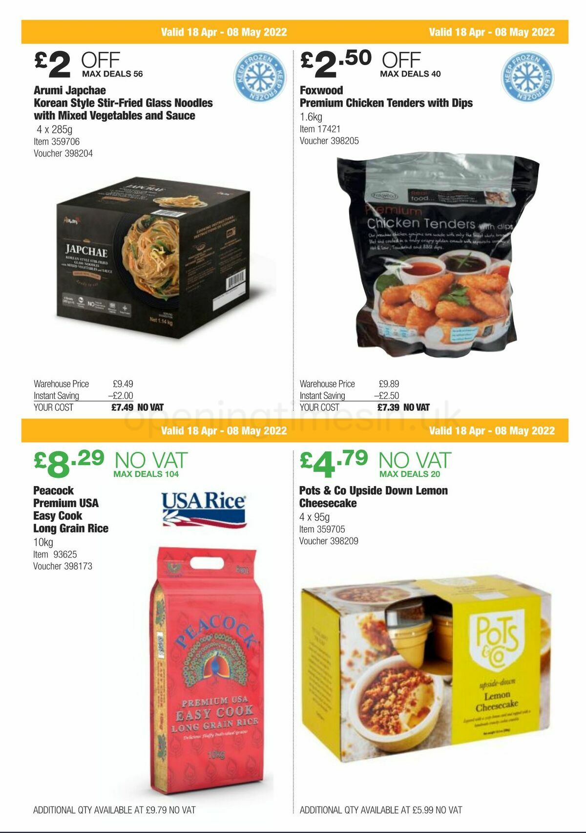 Costco Offers from 18 April