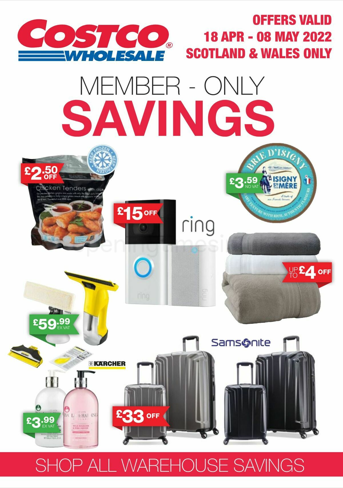 Costco Scotland & Wales Offers from 18 April