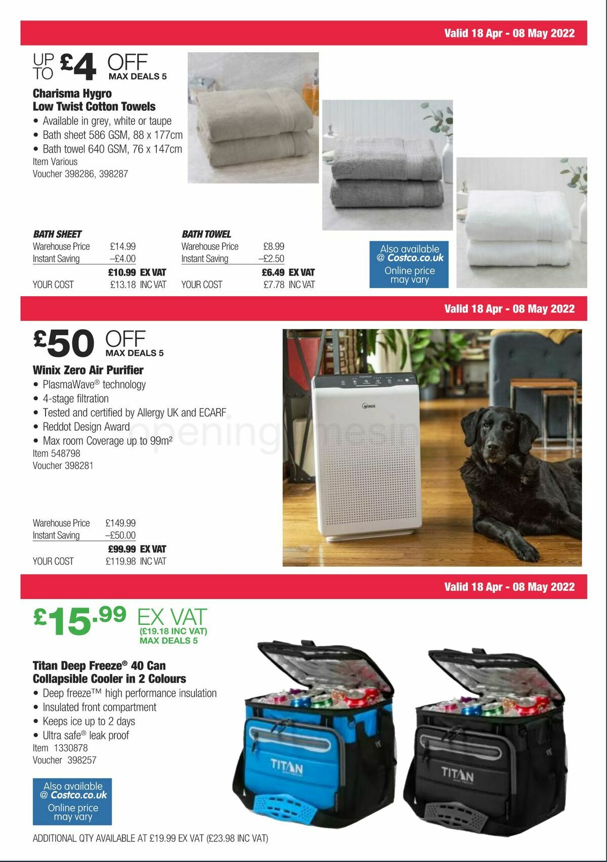 Costco Scotland & Wales Offers from 18 April