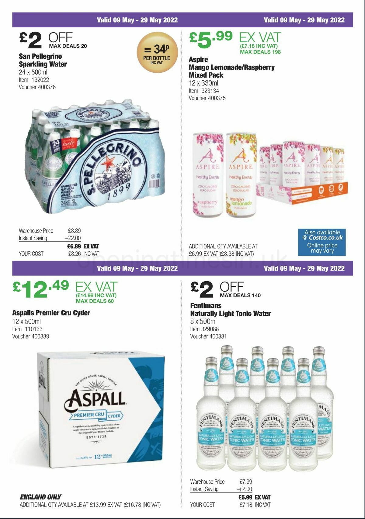 Costco Offers from 9 May