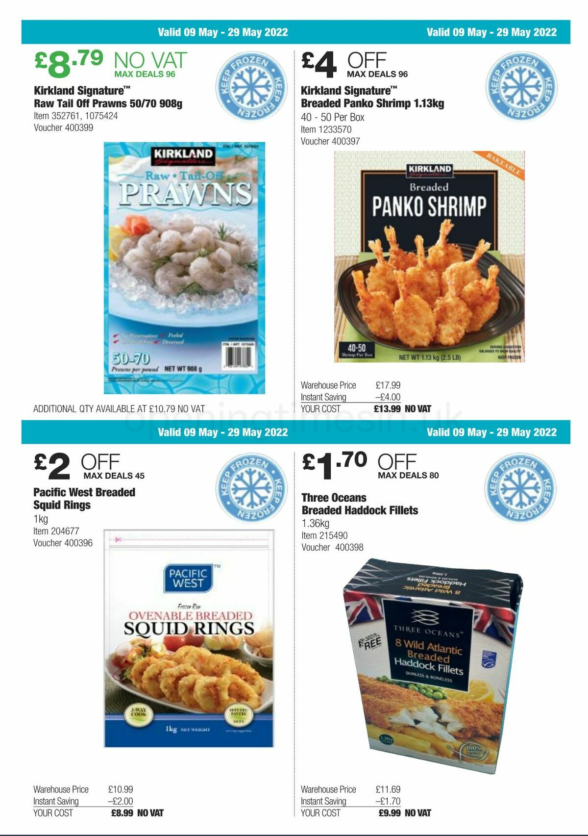 Costco Scotland & Wales Offers from 9 May