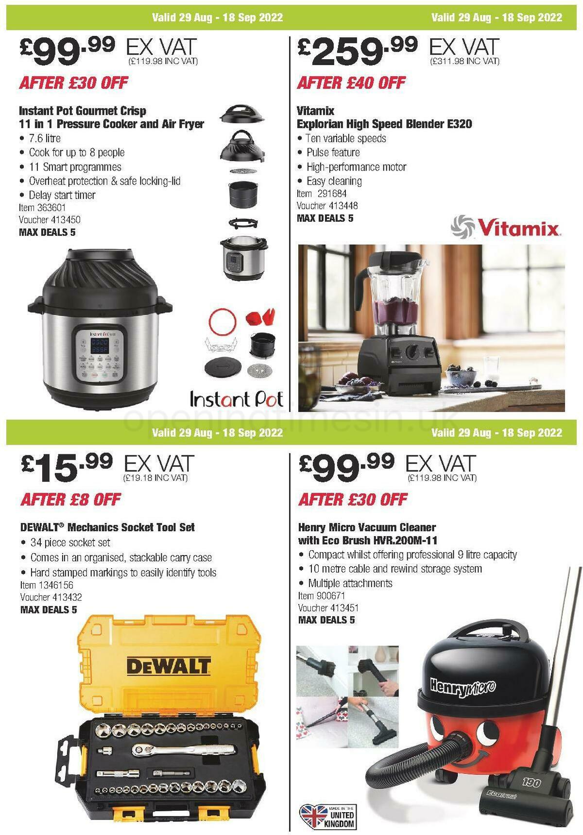 Costco Offers from 29 August
