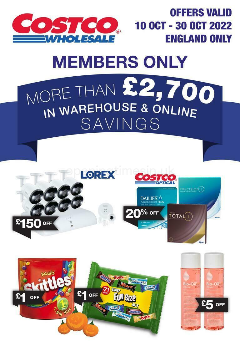 Costco Offers from 10 October