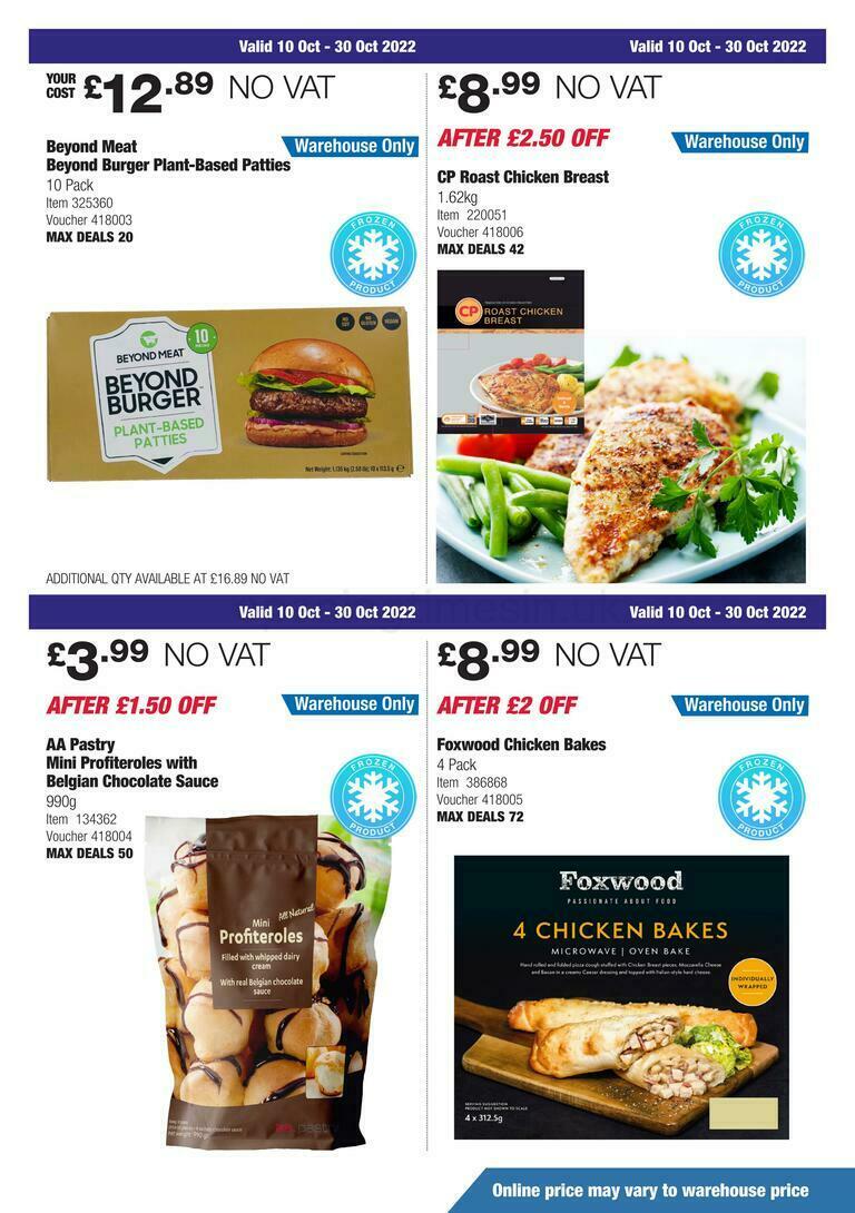 Costco Offers from 10 October