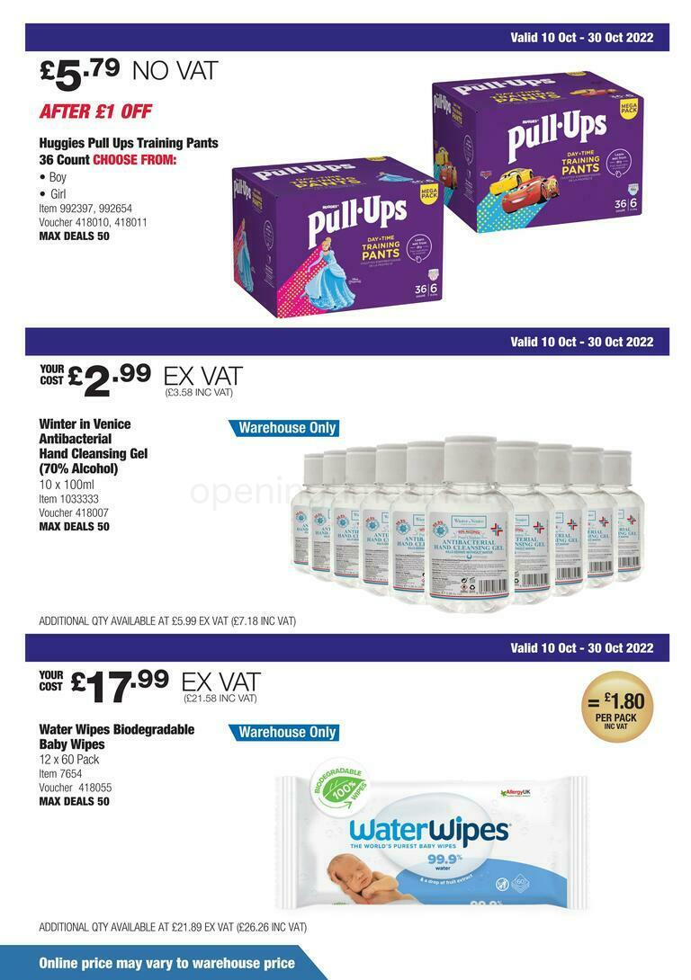 Costco Offers from 10 October