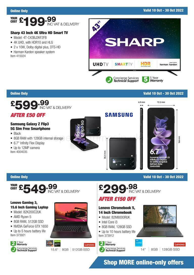 Costco Offers from 10 October