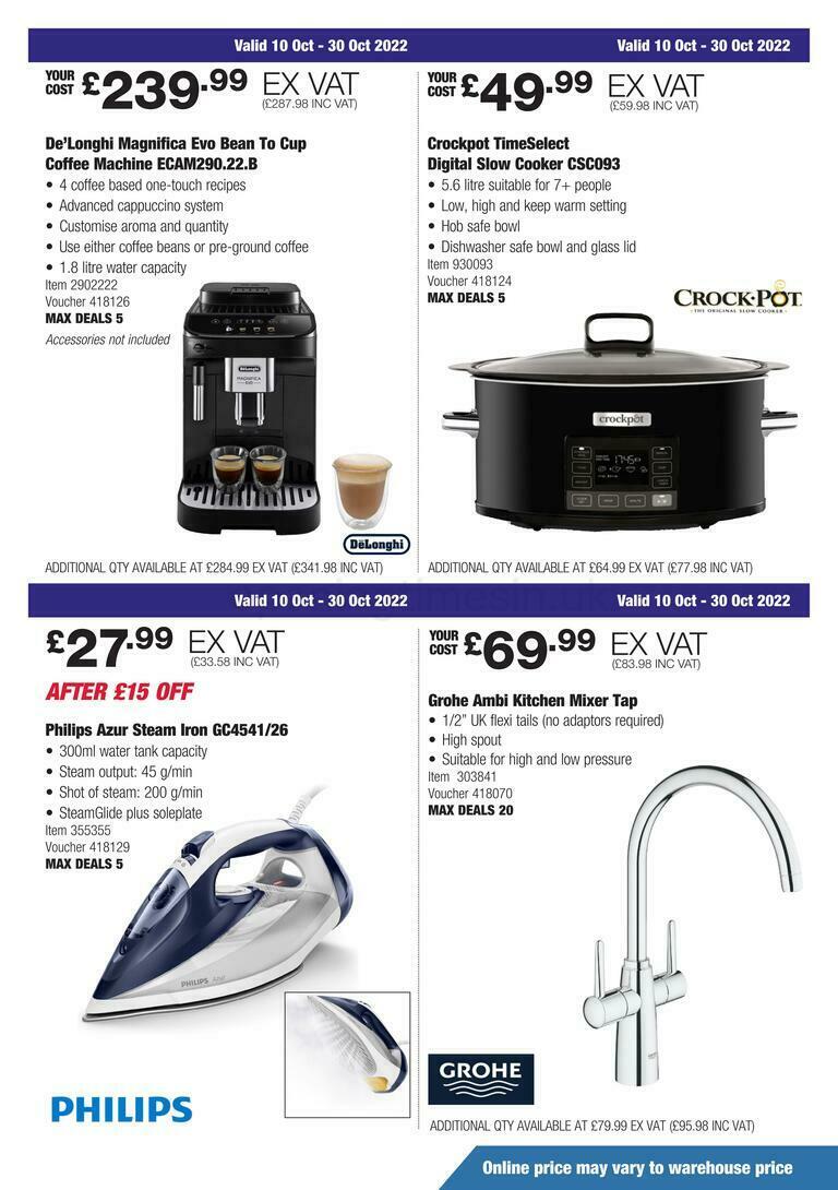 Costco Offers from 10 October