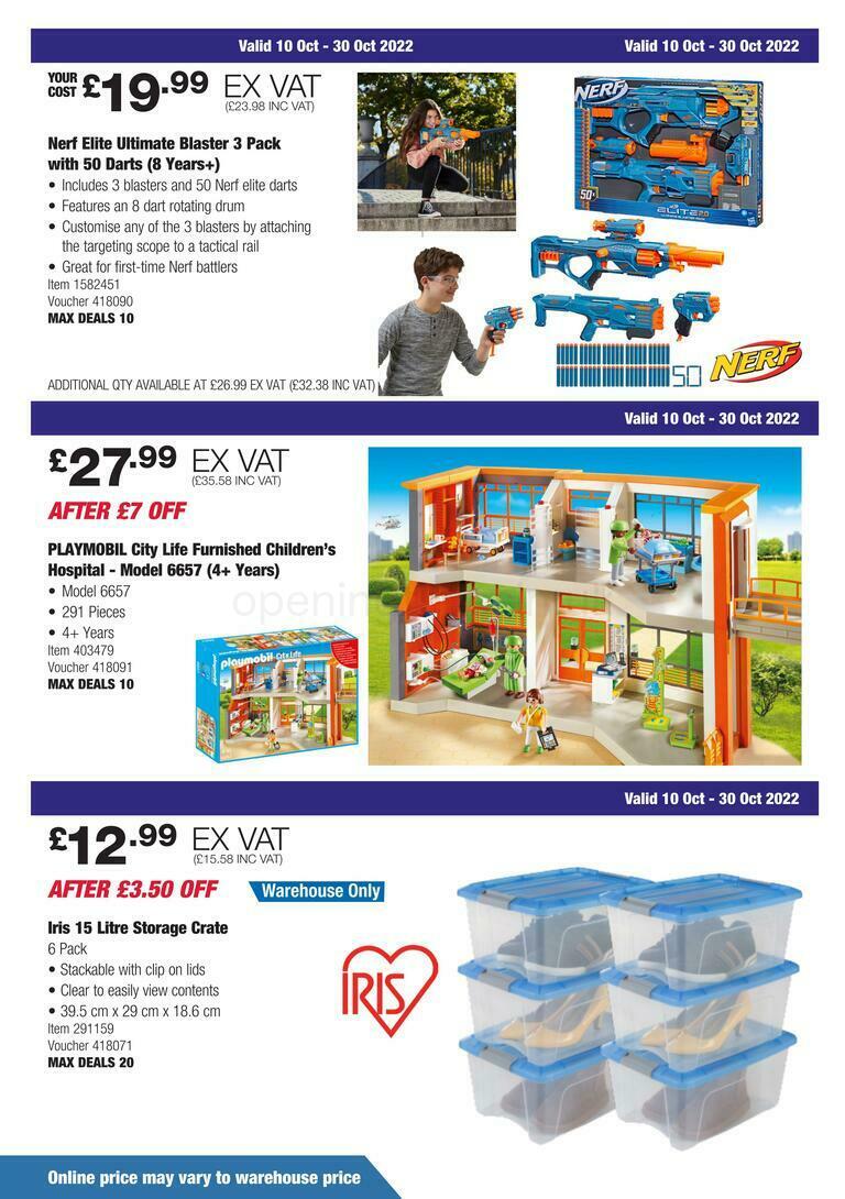Costco Offers from 10 October