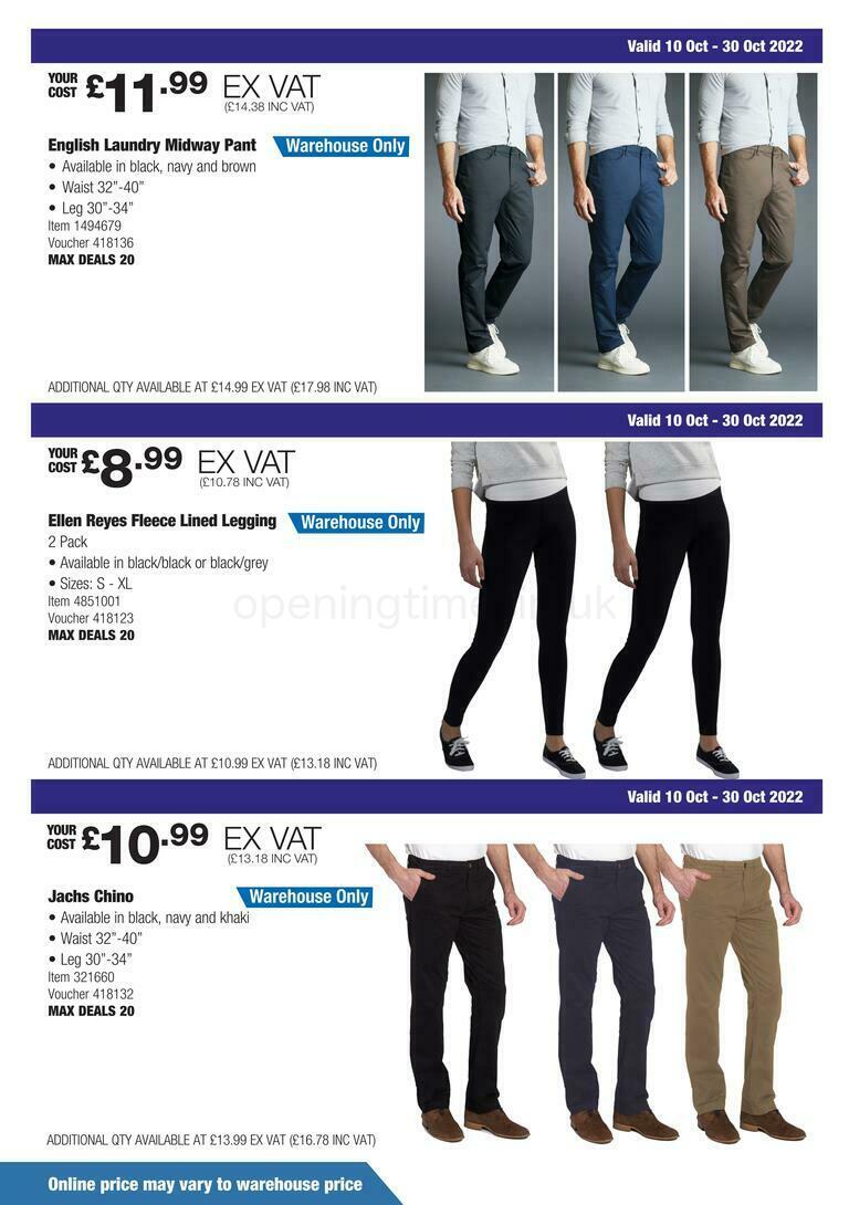 Costco Offers from 10 October