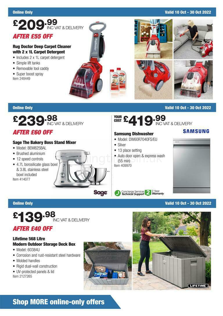 Costco Scotland & Wales Offers from 10 October